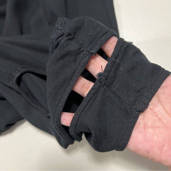 Aritzia Talula Ovington Black Rayon Wide Leg Cropped Jumpsuit - Picture 8 of 13